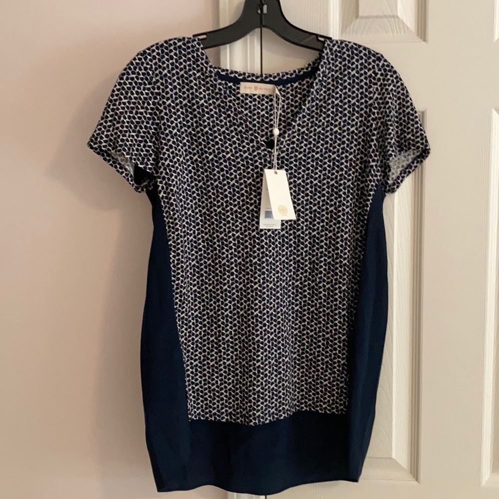 Tory Burch short sleeved blouse XS